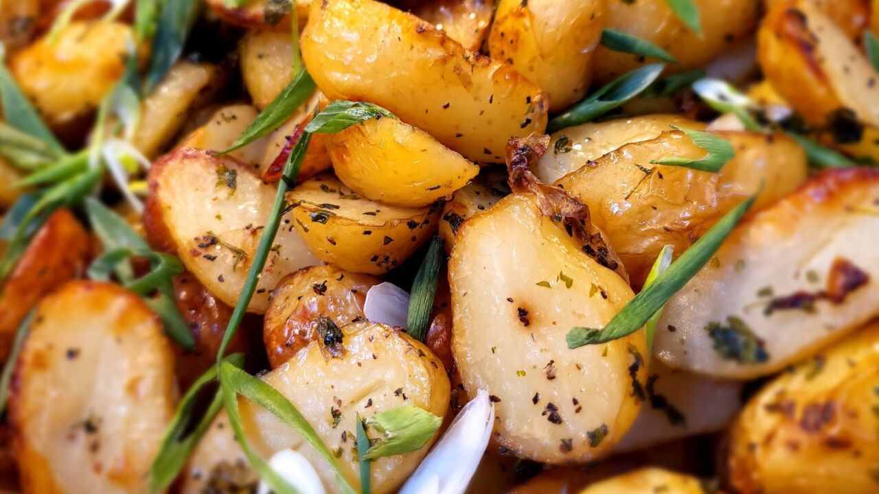 Roast potatoes